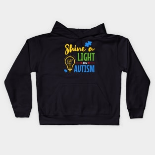 Shine a Light on Autism Kids Hoodie